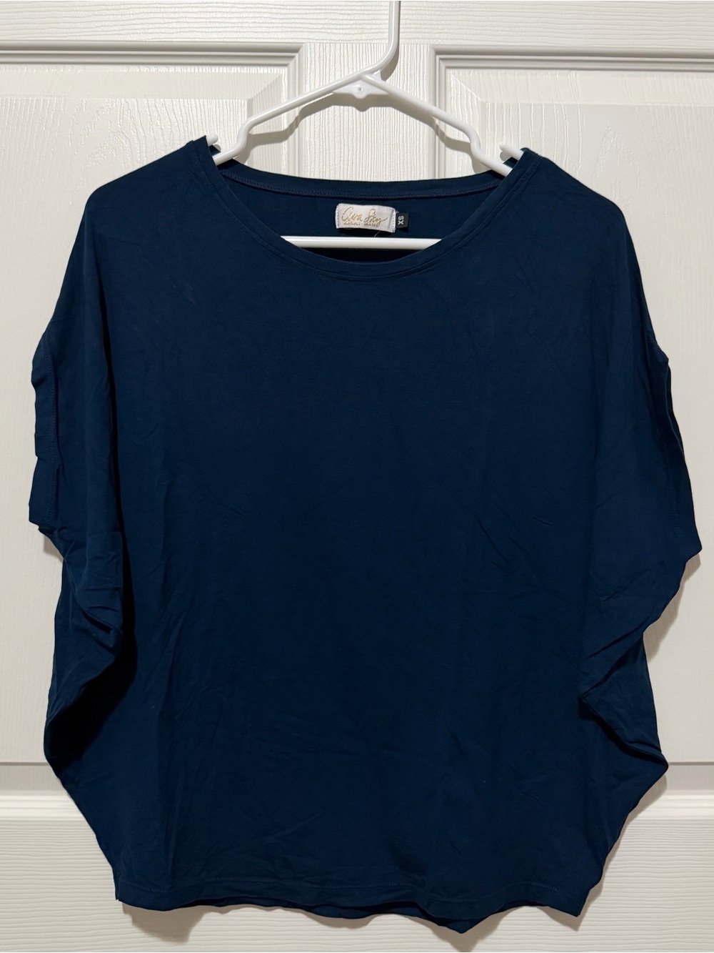 AVA SKY Navy Blue Blouse